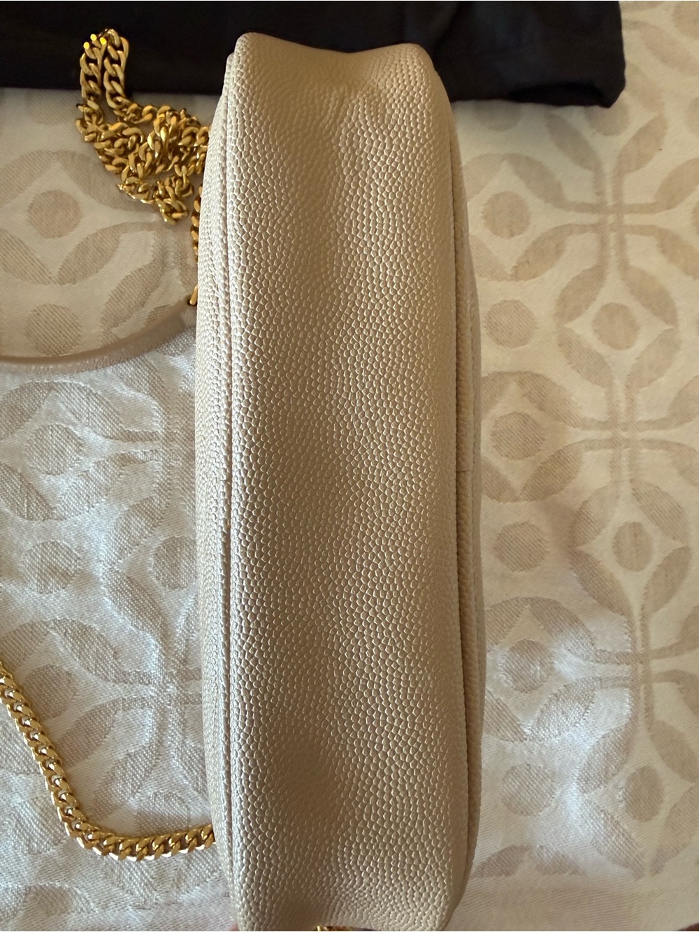 Saint Laurent Taupe Mini Lou Camera Bag w/ Tassel - Picture 8 of 8